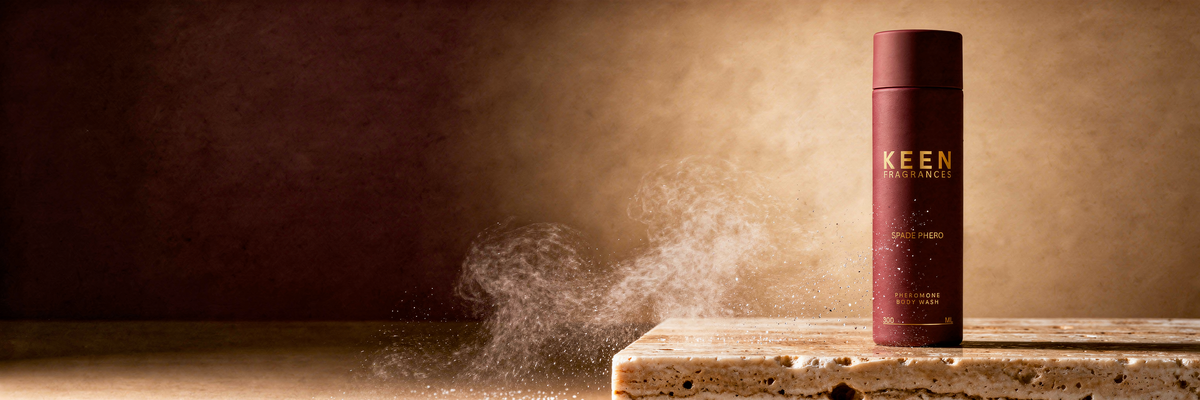 Spade Phero body wash banner